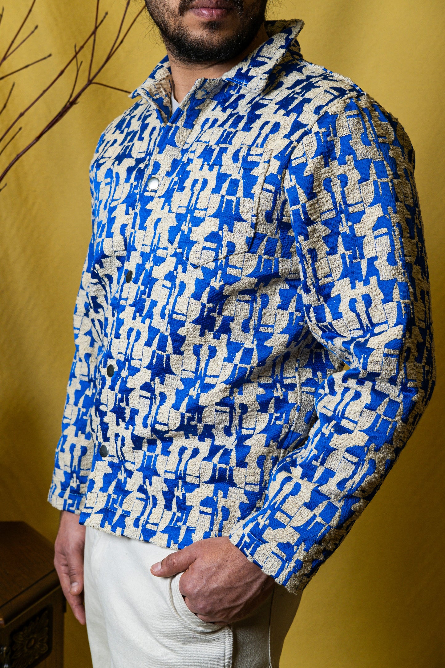 La Chaqueta Boucle Azul